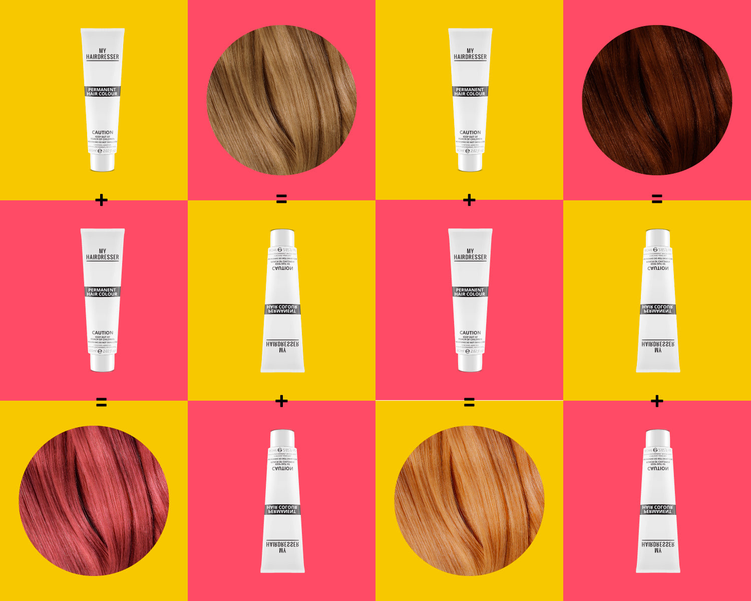Our Hair Colour Chart To Find Your Shade